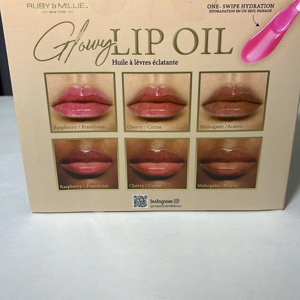 ✨Ruby & Millie New York Glowy Lip Oil – 3 Pack